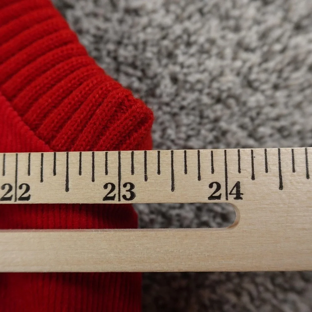 VTG St Johns Bay Vest Mens LT Red Corduroy Sleeveless Bomber‎ Full Zip Outdoor